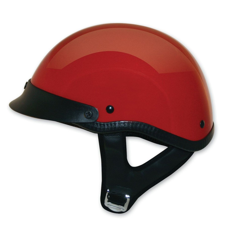 Helmets * | Hci-100 Designer Red Half Helmet