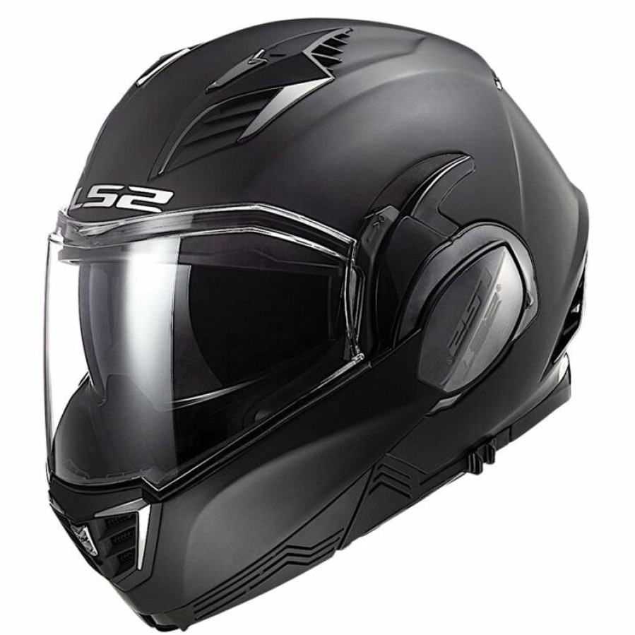 Helmets * | Ls2 Valiant Ii Blackout Modular Helmet