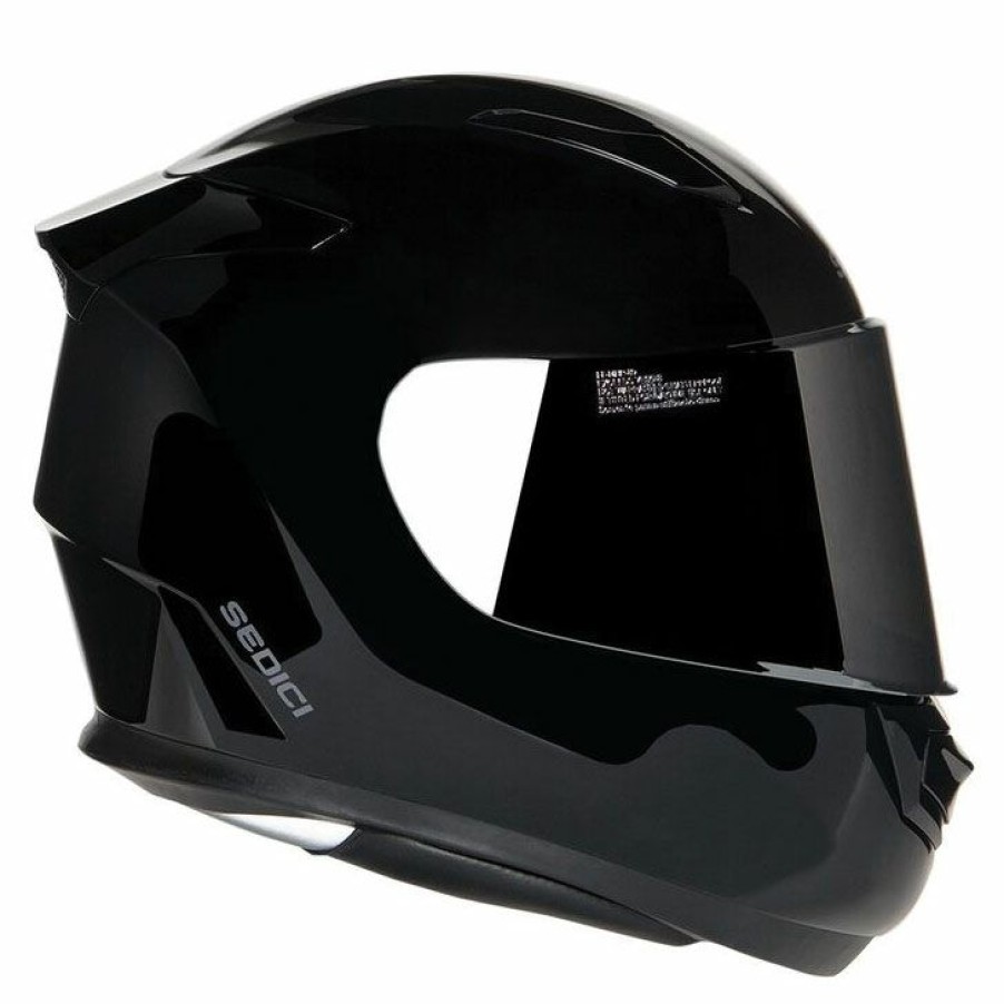 Helmets * | Sedici Strada 2 Gloss Black Full Face Helmet