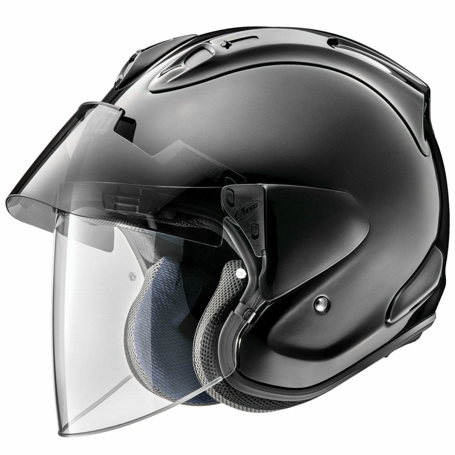 Helmets * | Arai Helmet Arai Ram-X Diamond Black Open Face Helmet