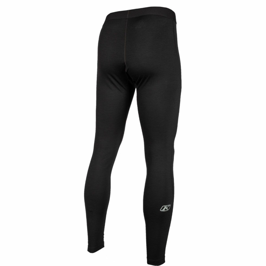 Base Layers & Underwear * | Klim Men'S Teton Merino Wool Black Pants