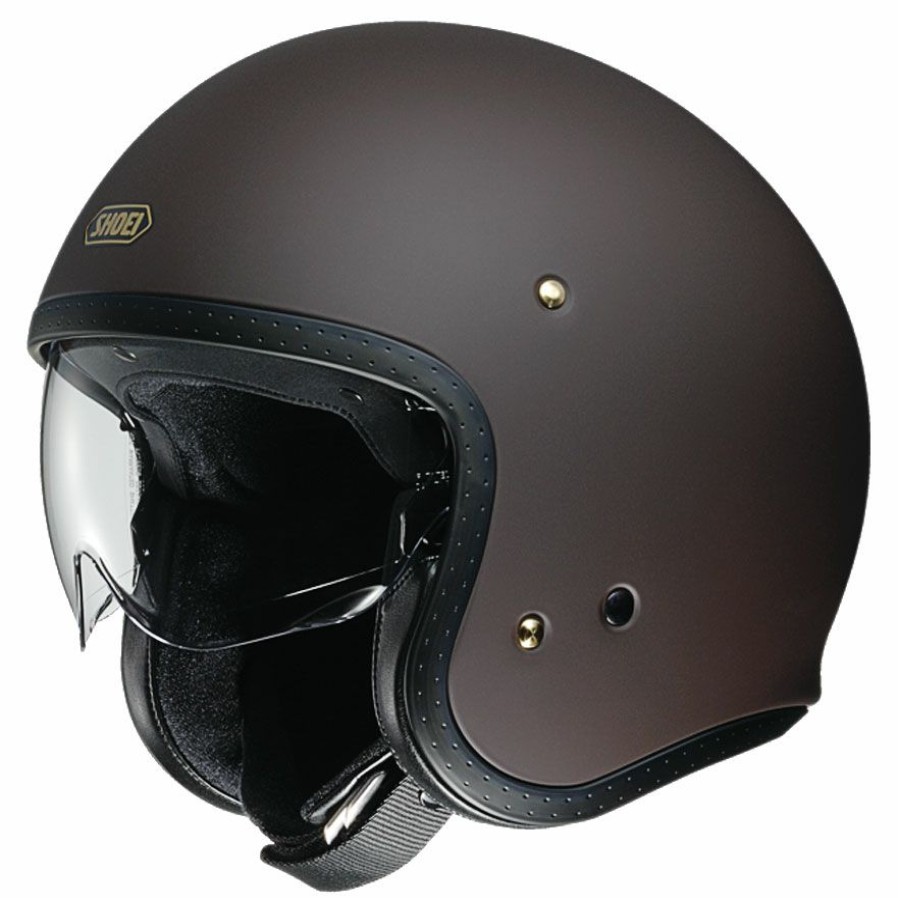 Helmets * | Shoei J-O Matte Brown Open Face Helmet