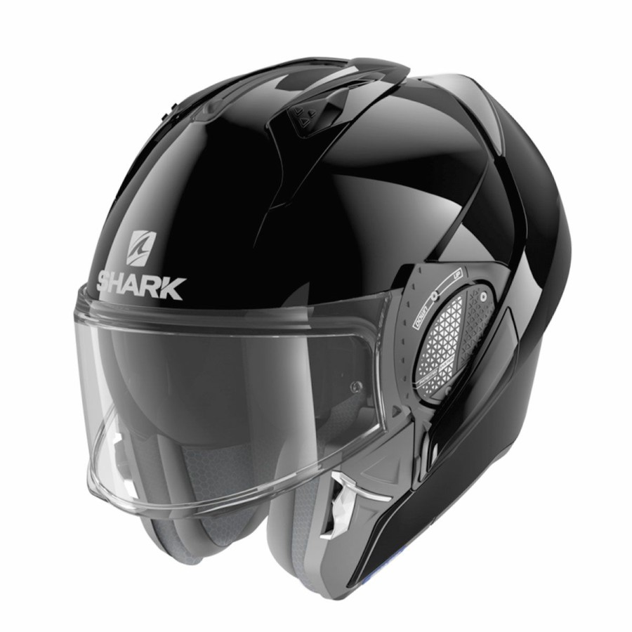 Helmets * | Shark Black Evo Gt Modular Helmets