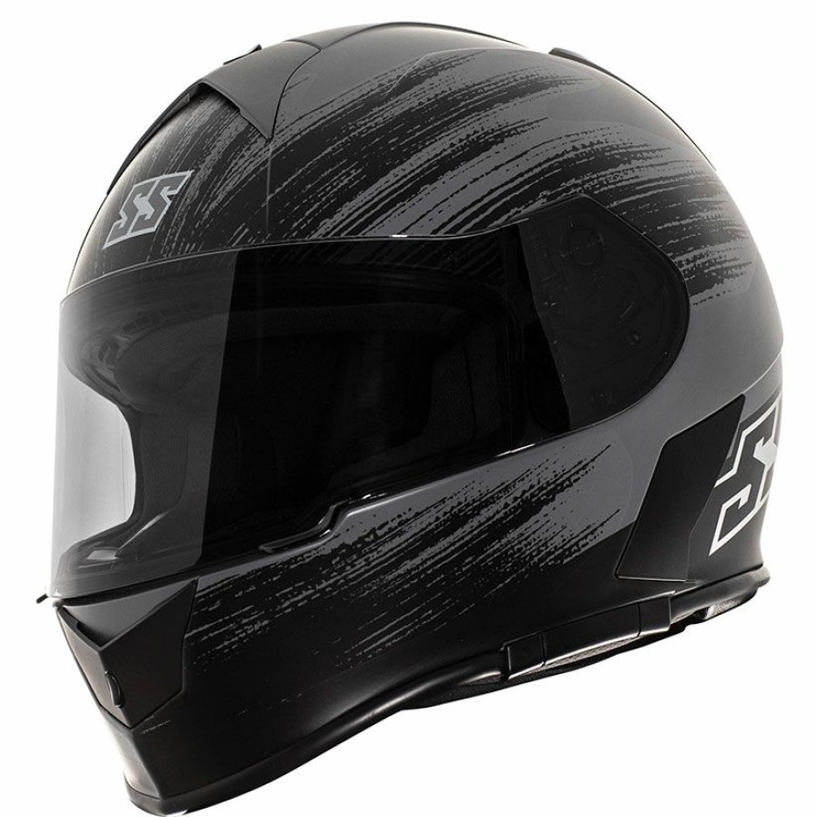 Helmets * | Speed And Strength Ss900 Evader Gray Full Face Helmet