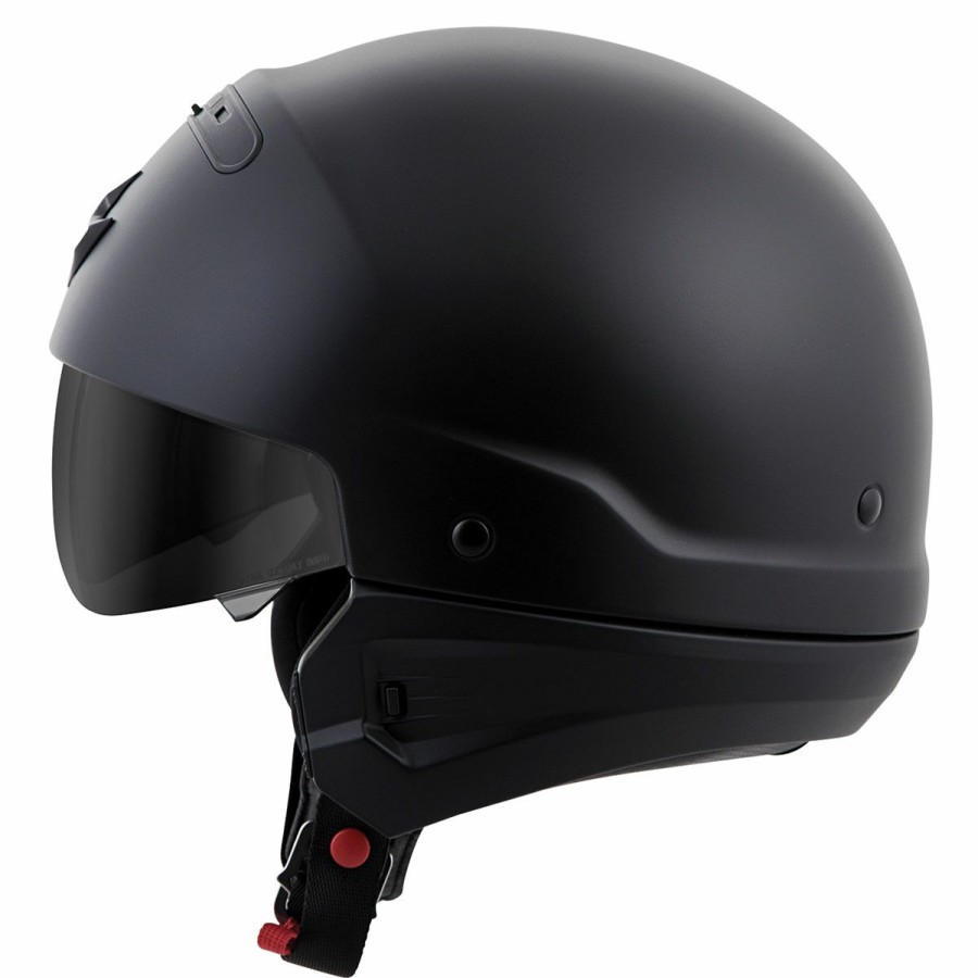 Helmets * | Scorpion Exo Covert Matte Black Half Helmet