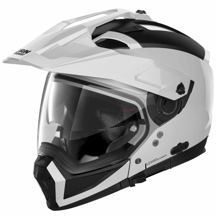 Helmets * | Nolan N70-2 X Metal White Dual Sport Helmet