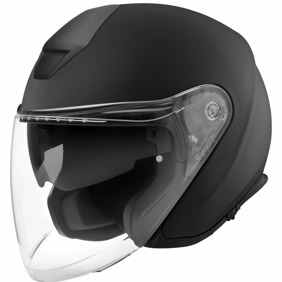 Helmets * | Schuberth M1 Pro Matte Black Open Face Helmet