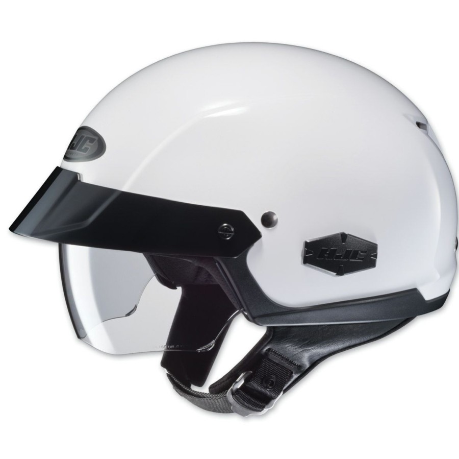 Helmets * | Hjc Is-Cruiser Solid White Half Helmet