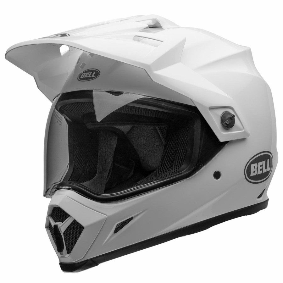 Helmets * | Bell Mx-9 Adventure Mips White Dual Sport Helmet