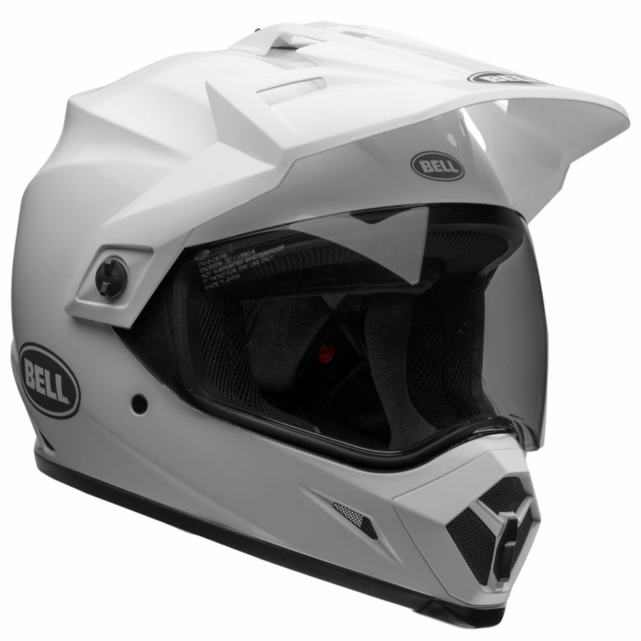 Helmets * | Bell Mx-9 Adventure Mips White Dual Sport Helmet