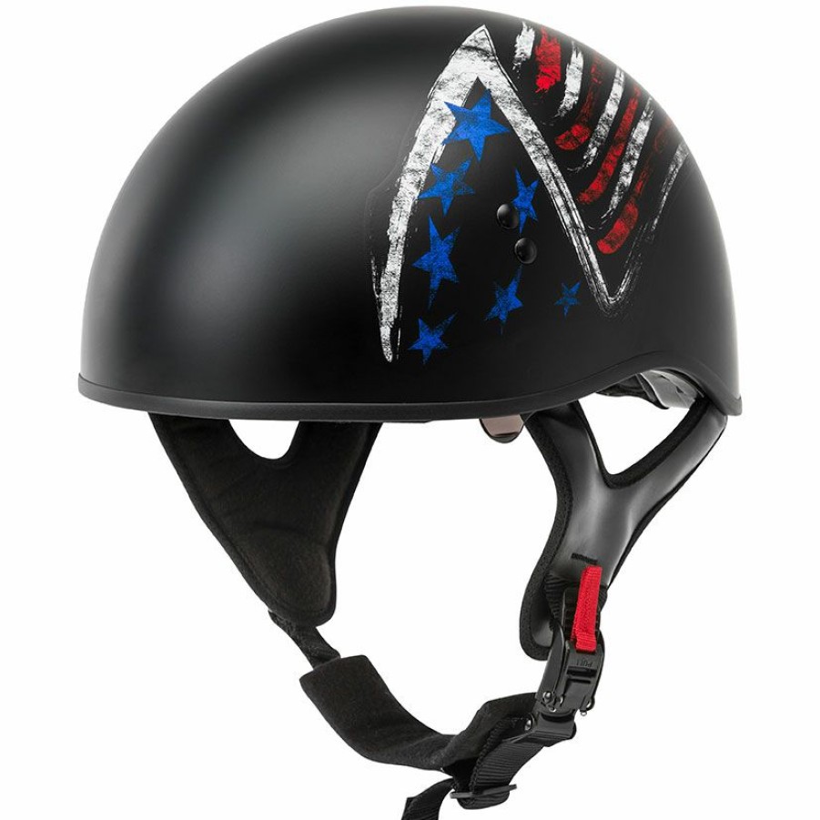 Helmets * | Gmax Hh-65 Bravery Half Helmet