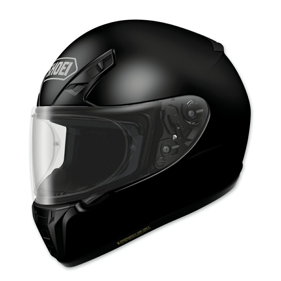 Helmets * | Shoei Rf-Sr Solid Black Full Face Helmet